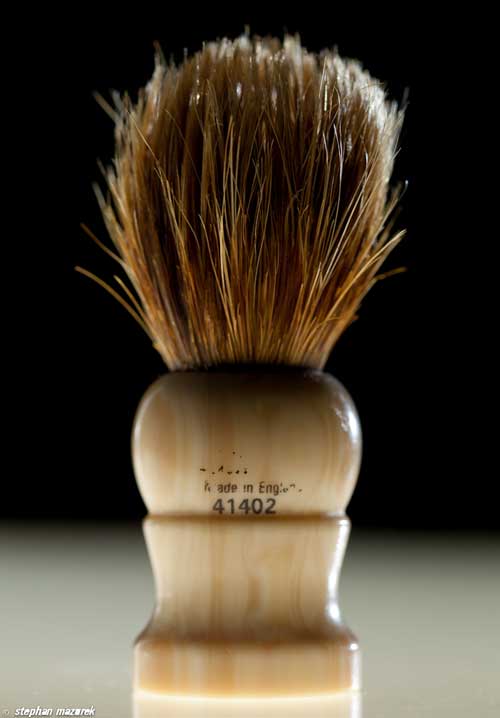 Photo of a badger brush.